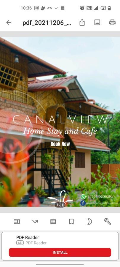 Panmana Canalview Private Cottage Azhikkal Ayiram Thengu المظهر الخارجي الصورة